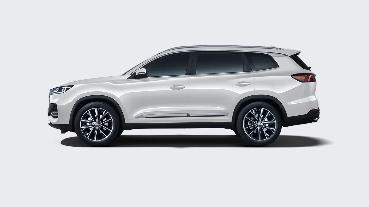 CAOA Chery Tiggo 8 Pro 1.6 TGDI Automático: de lado (branco perolizado)