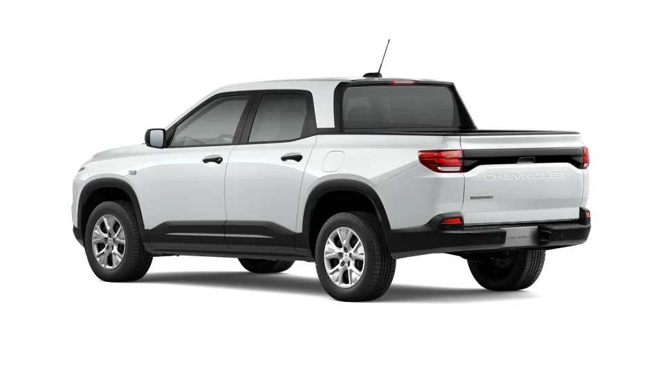 Chevrolet Montana 1.2 Turbo Manual: três quartos de trás