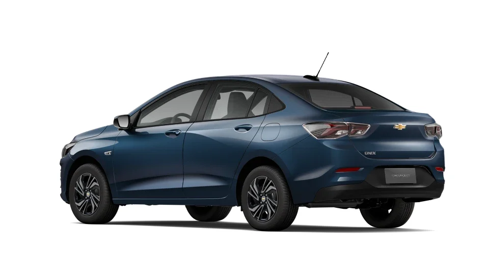 Chevrolet Onix Plus 1.0 Manual: três quartos de trás