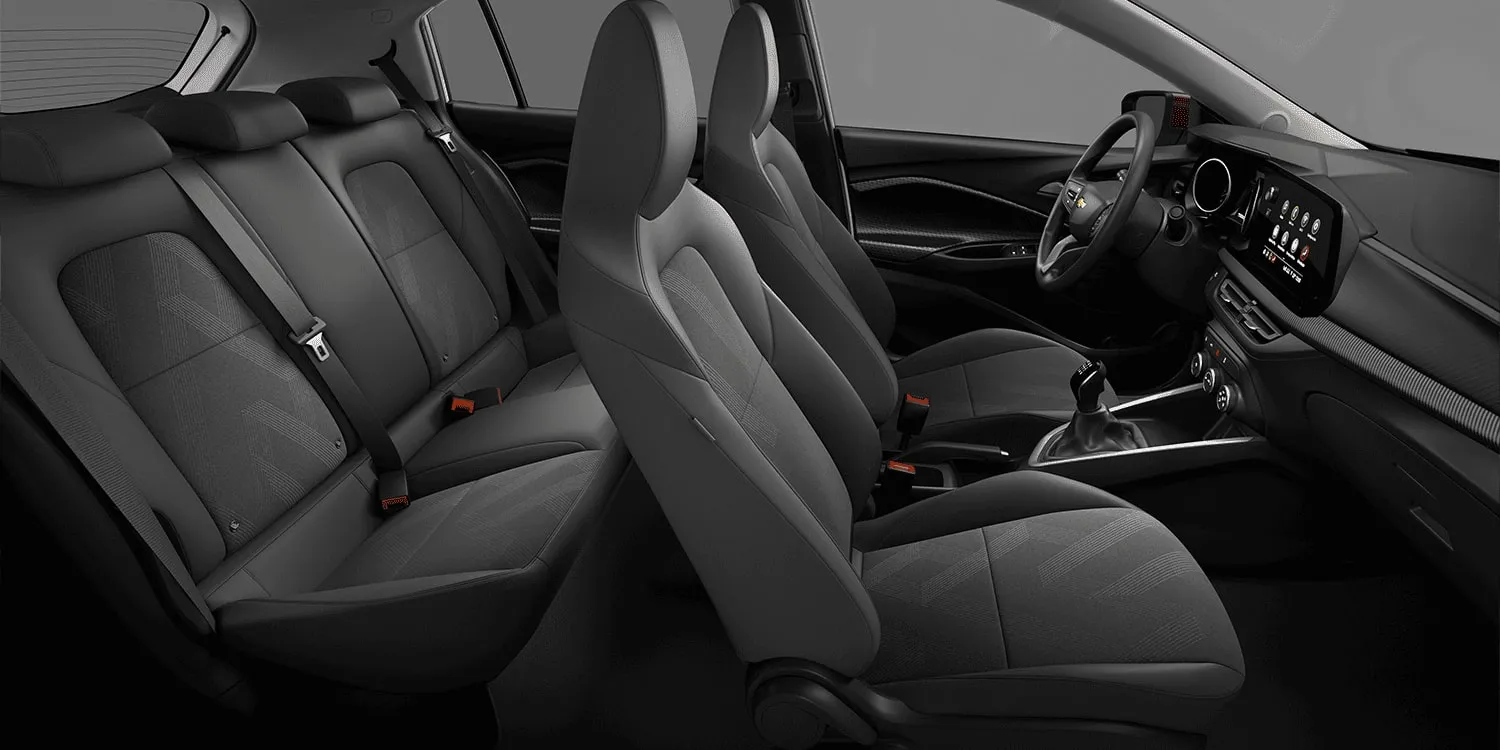 Chevrolet Onix 1.0 Manual: bancos da frente e de trás