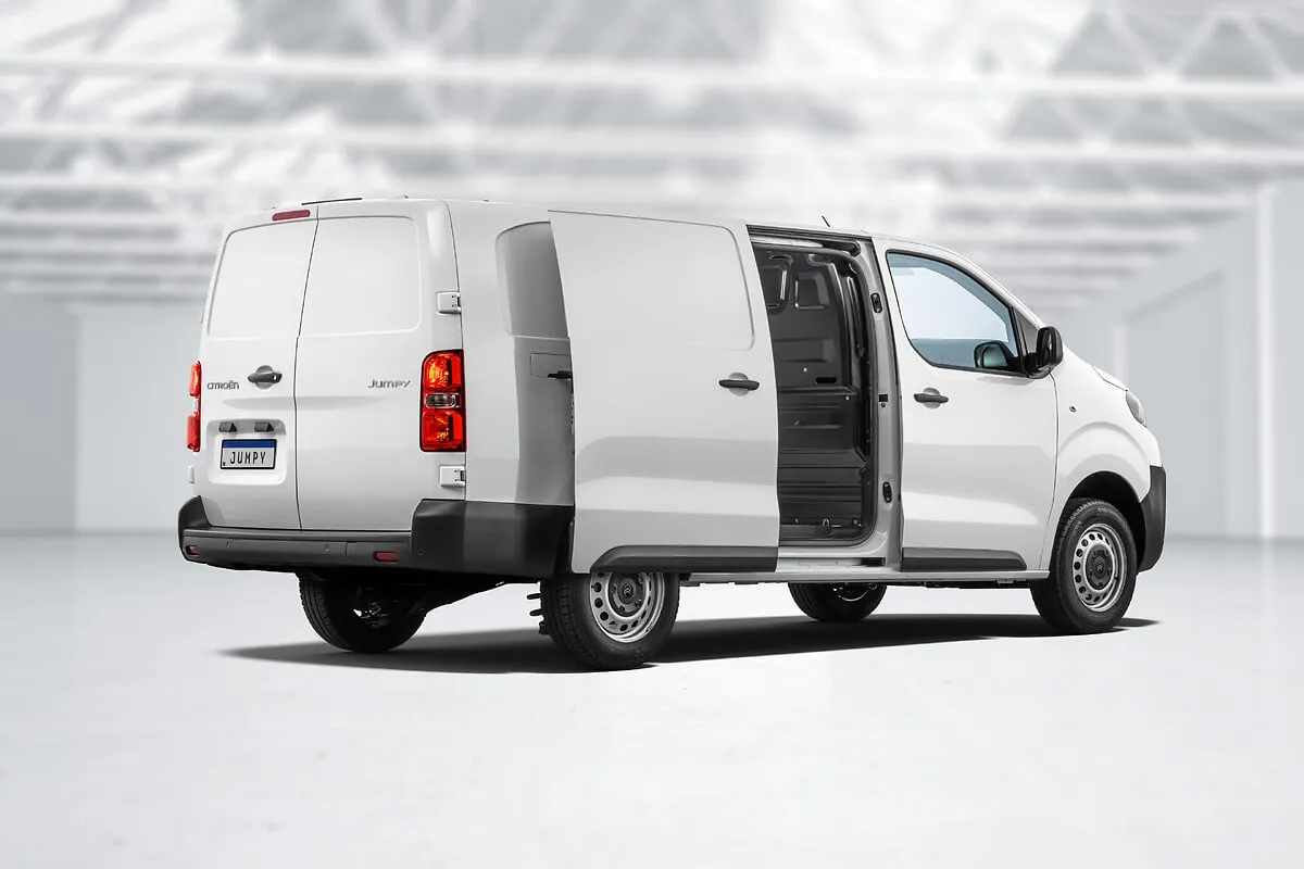 Citroën Jumpy Cargo 2.2 Turbo Diesel Manual: porta lateral corrediça aberta