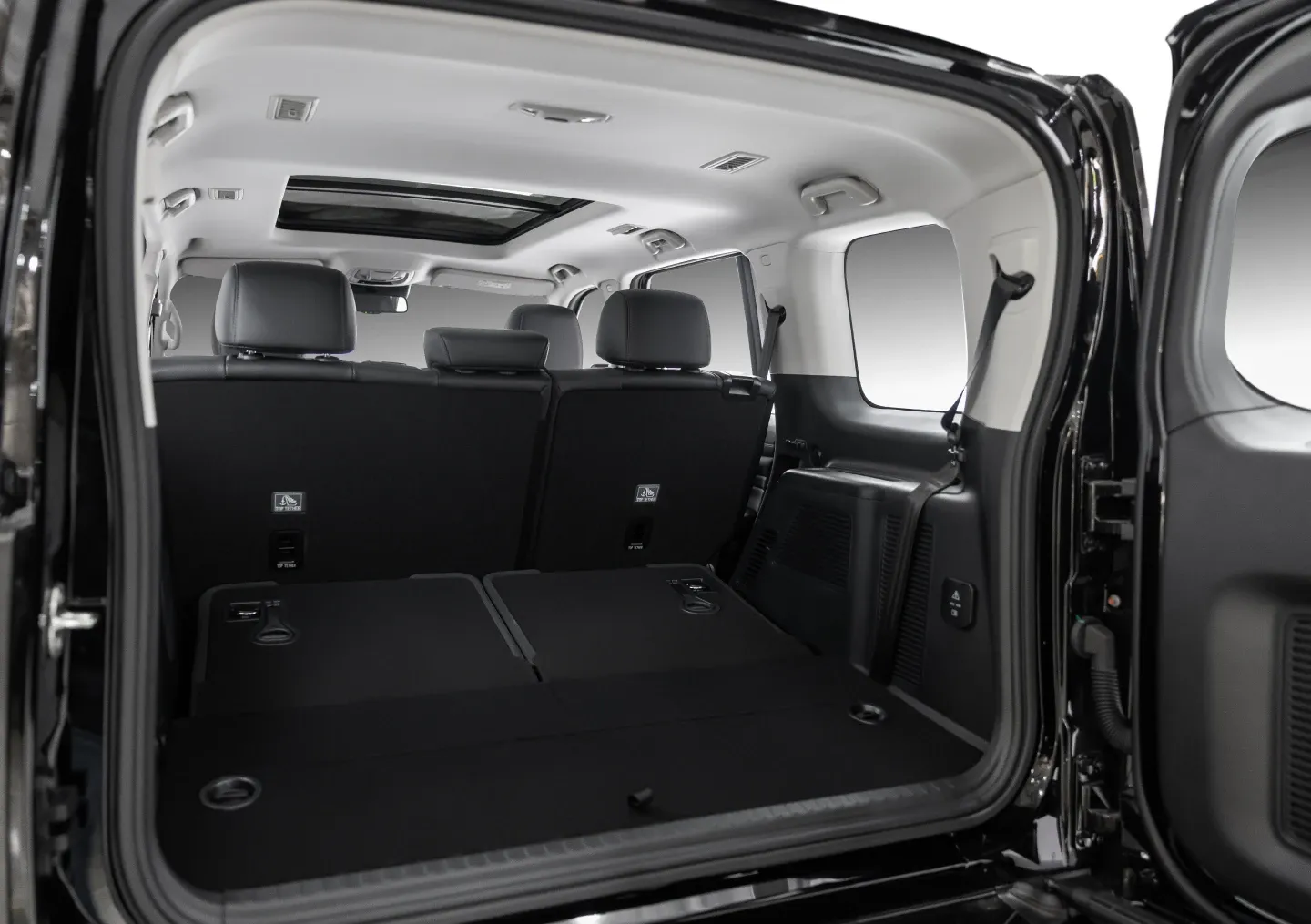 GWM Haval H9 Exclusive 2.4 Diesel Automático: porta-malas com a terceira fileira rebatida