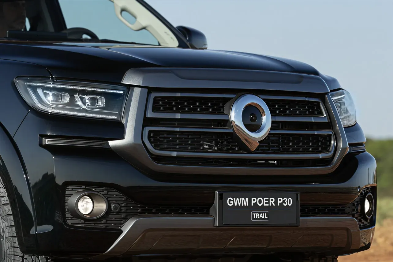 GWM Poer P30 Trail 2.4 Diesel Automático: grade e farol