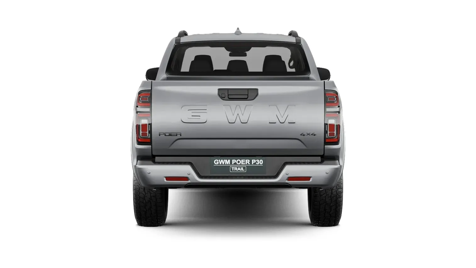 GWM Poer P30 Trail 2.4 Diesel Automático: de trás (cinza diamante)
