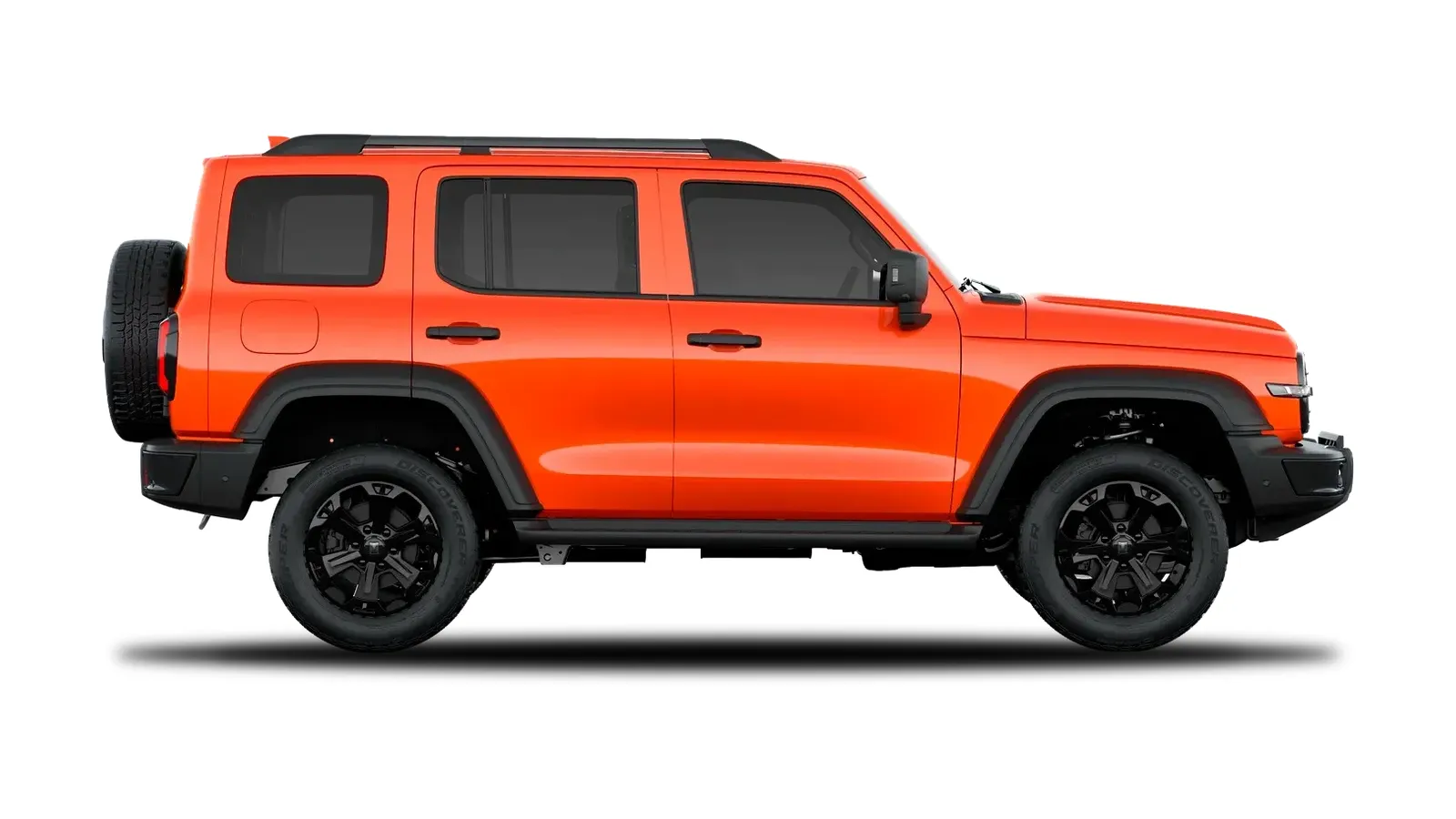 GWM Tank 300 Híbrido 2.0 Turbo Automático: de lado (laranja saara)