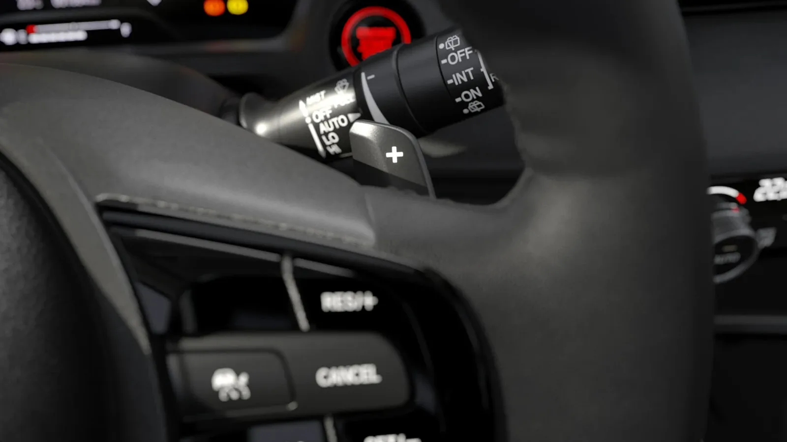 Honda HR-V EXL 1.5 Automático: aleta de troca de marcha atrás do volante
