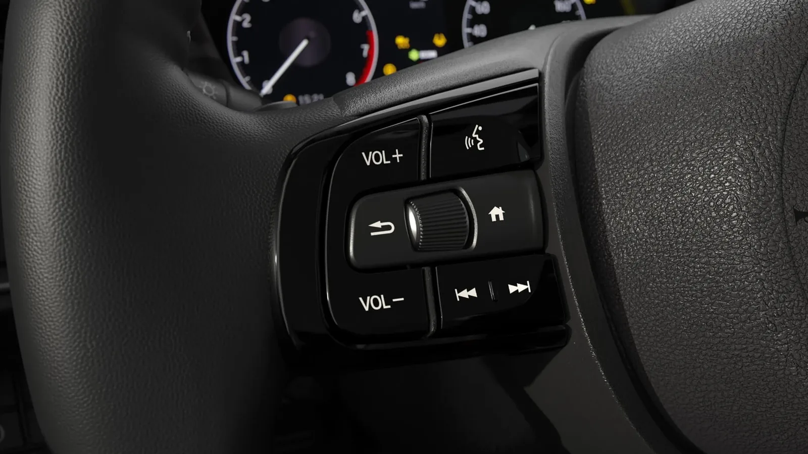 Honda HR-V EXL 1.5 Automático: comandos de áudio e de telefone no volante
