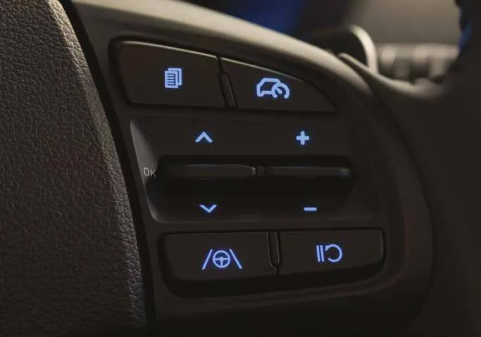 Hyundai HB20 Comfort 1.0 Manual: comandos no volante
