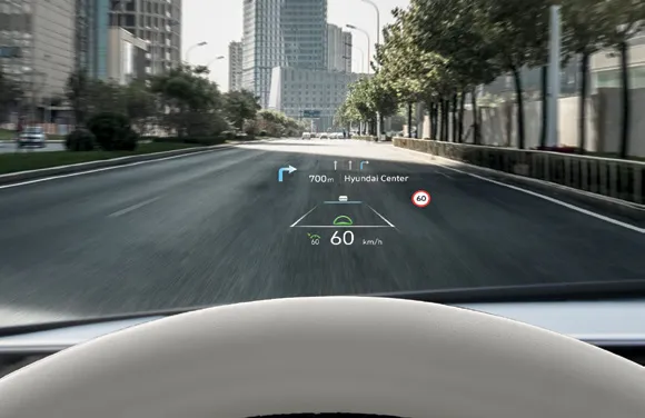 Hyundai Palisade Signature 3.8 V6 Automático: head-up display