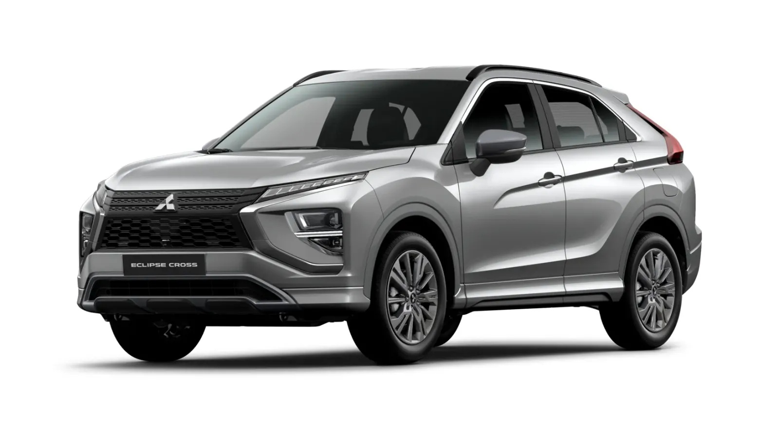 Mitsubishi Eclipse Cross Rush 1.5 Turbo Automático: de frente, em três quartos (prata lítio)