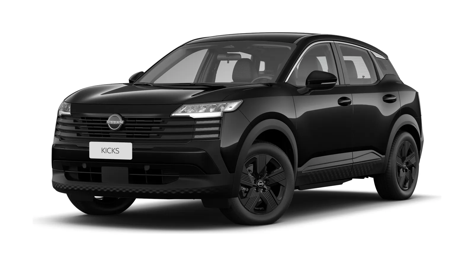 Nissan Kicks Sense 1.0 Turbo Automático: três quartos de frente
