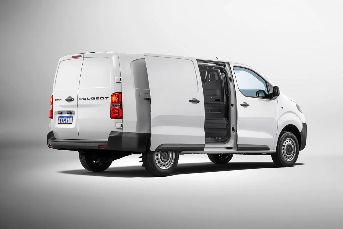 Peugeot Expert Cargo 2.2 Turbo Diesel Manual: porta lateral corrediça aberta