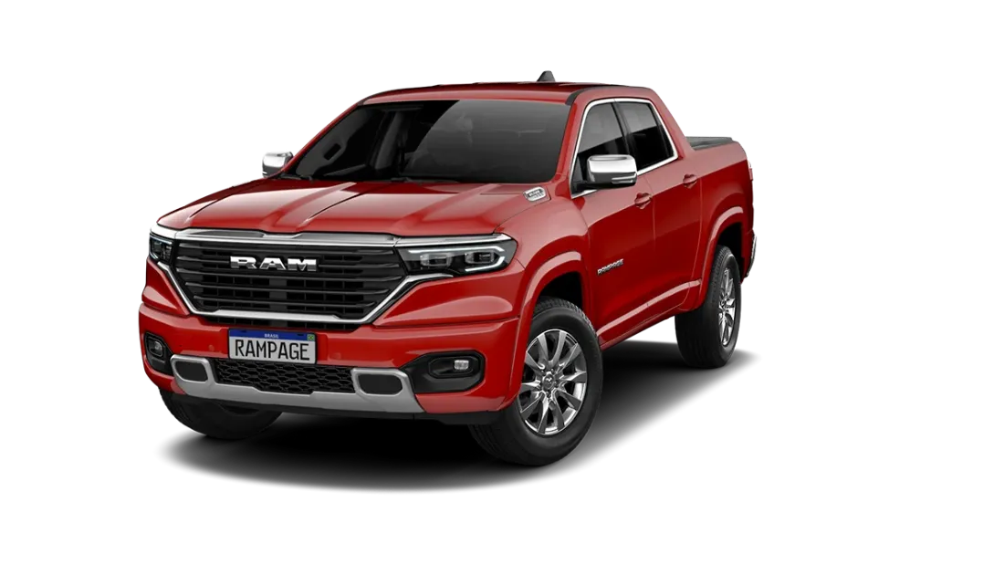 RAM Rampage Big Horn 2.2 Turbo Diesel Automático Vermelho Flame
