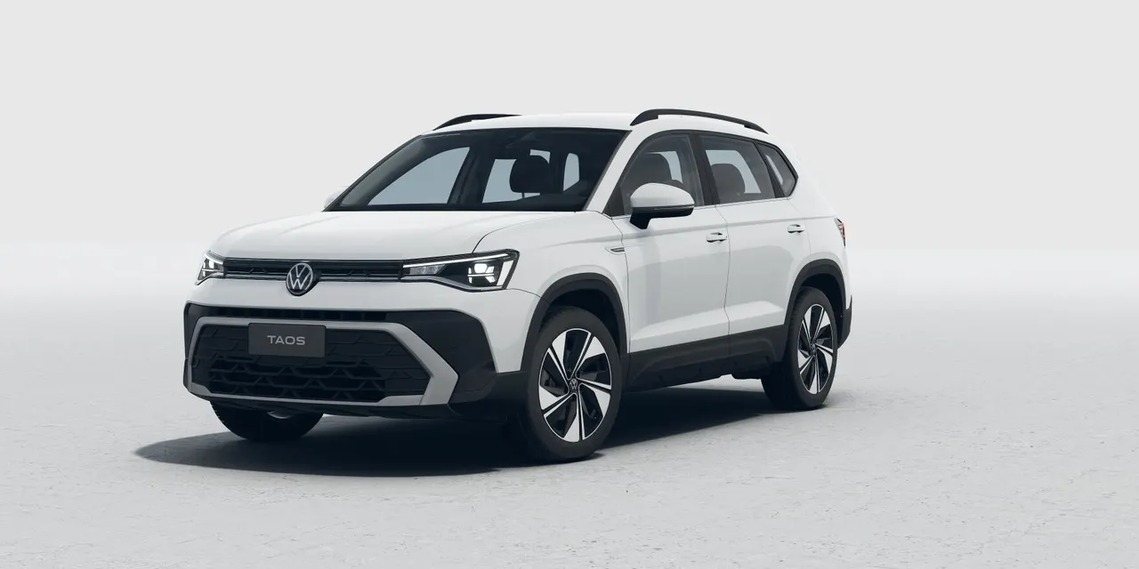 VW Taos Comfortline 250 TSI Automático Branco Puro