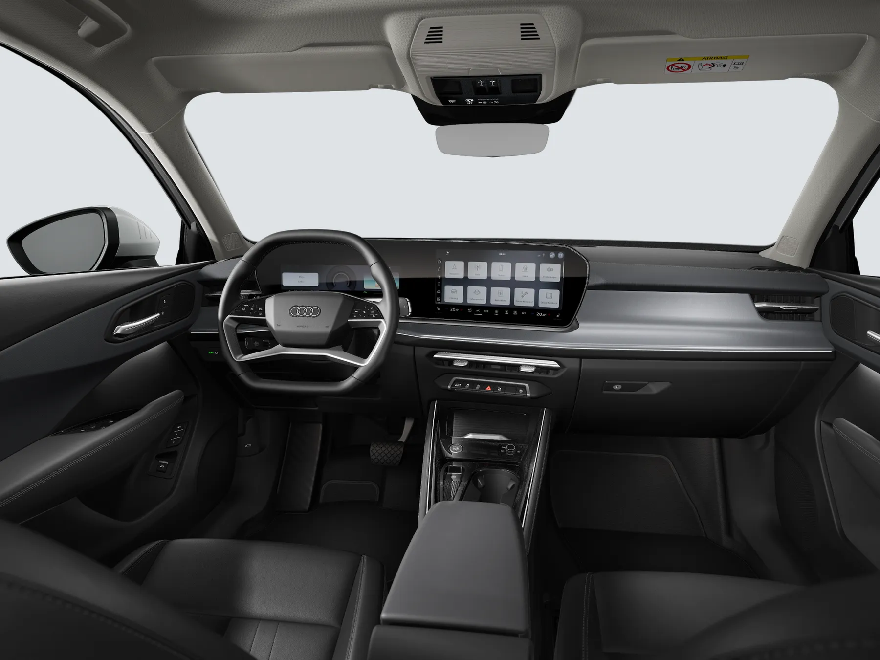 Audi Q3: painel, revestimento Preto