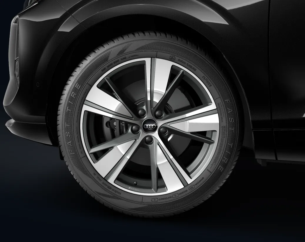 Roda Audi Sport de 19 polegadas e 5 braços do Audi Q3