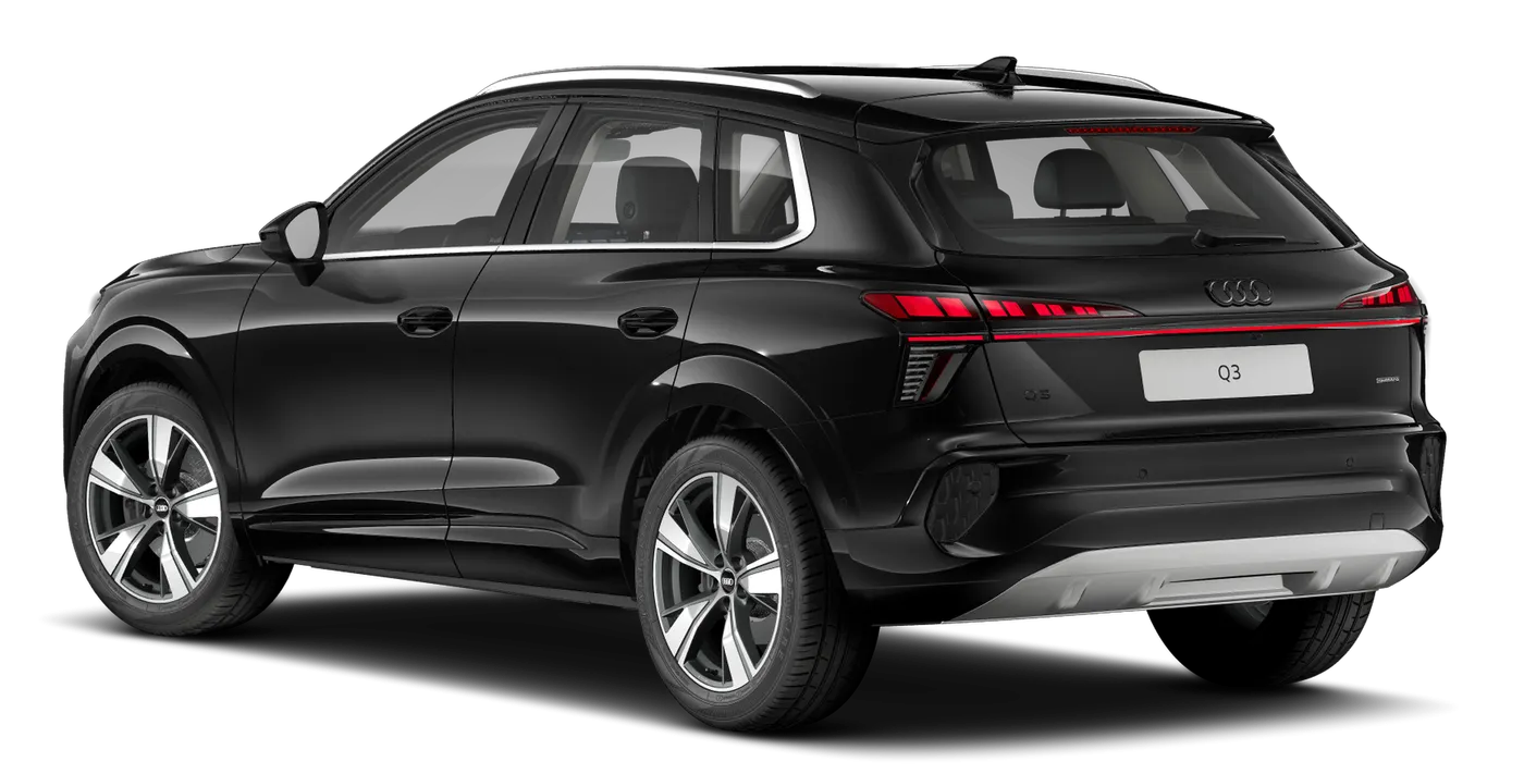 Traseira do Audi Q3 com as lanternas LED pro
