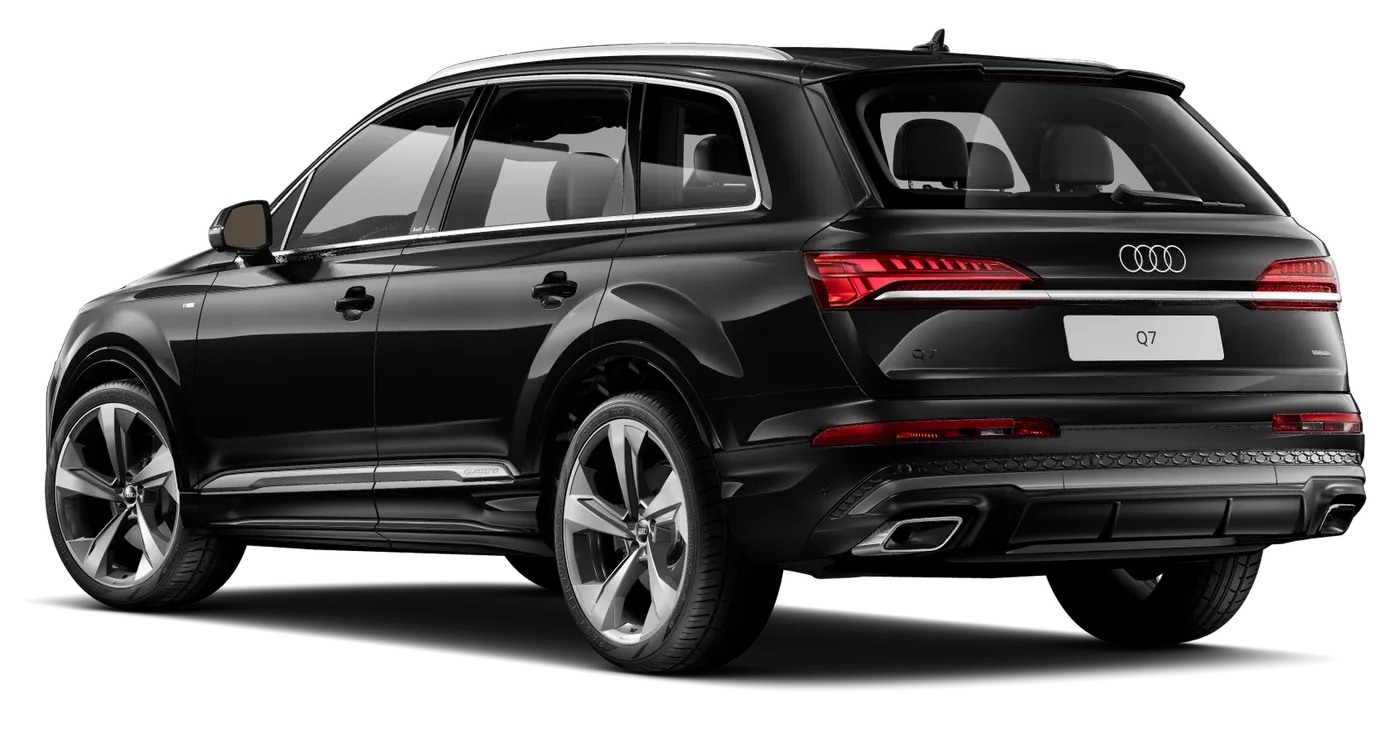 Traseira do Audi Q7 com as lanternas de LED