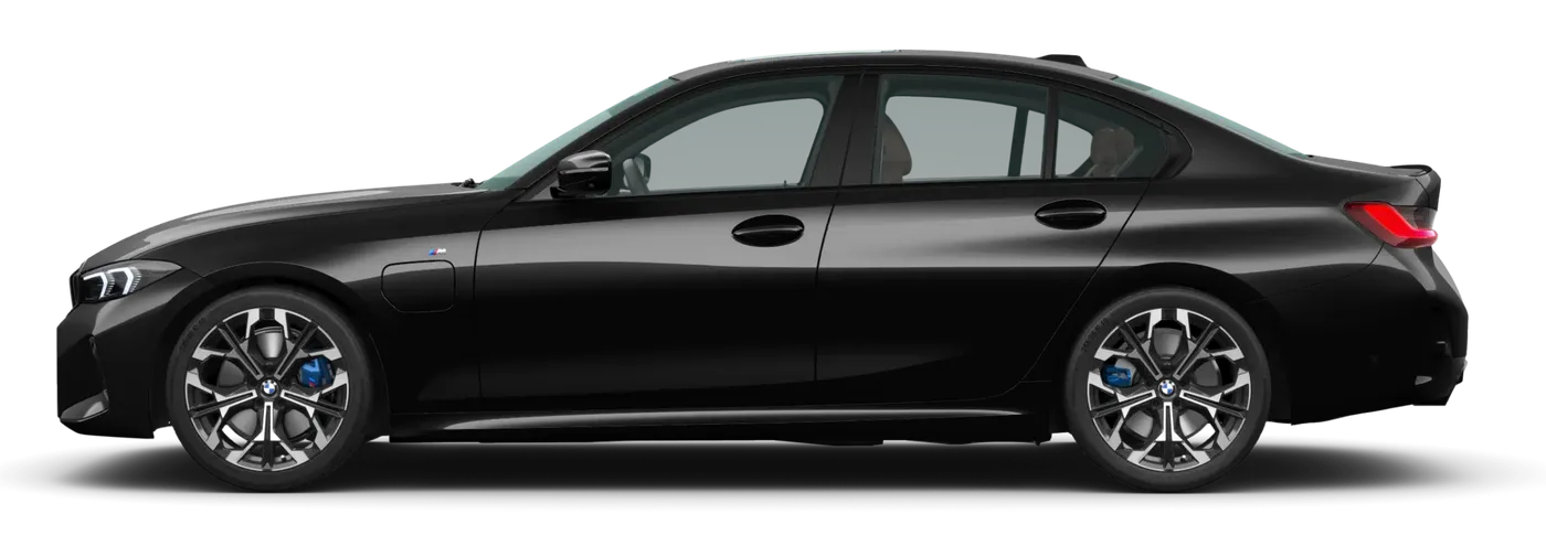 BMW 330e de perfil