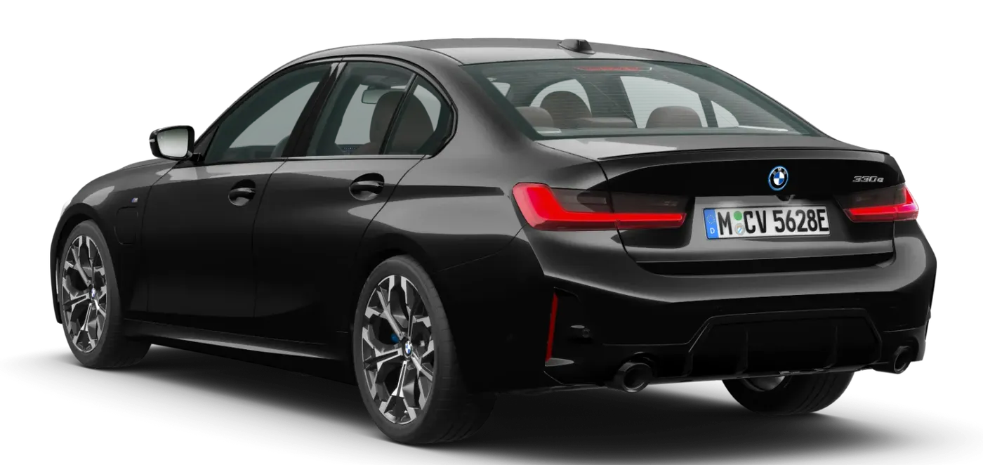 Traseira da BMW 330e M Sport