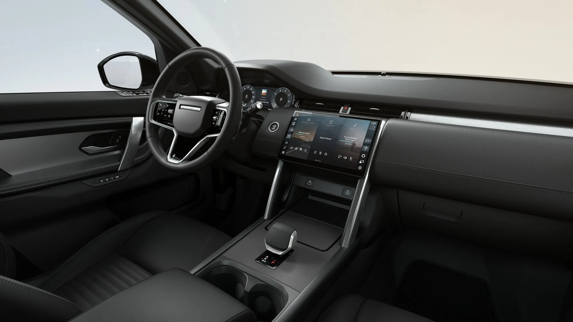 Land Rover Discovery Sport: painel, revestimento Ebony