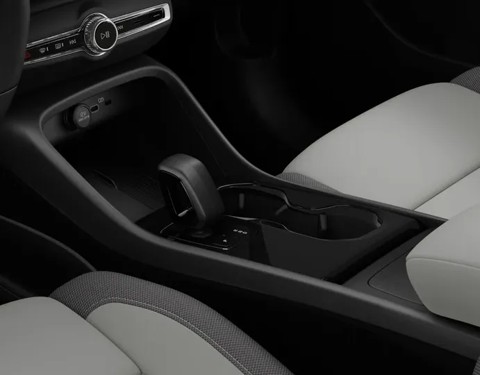 Console central do Volvo EC40