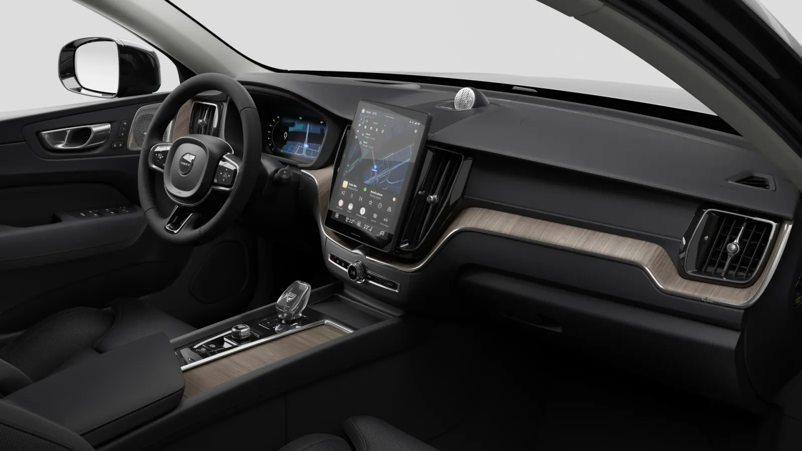 Volvo XC60: painel, revestimento Charcoal