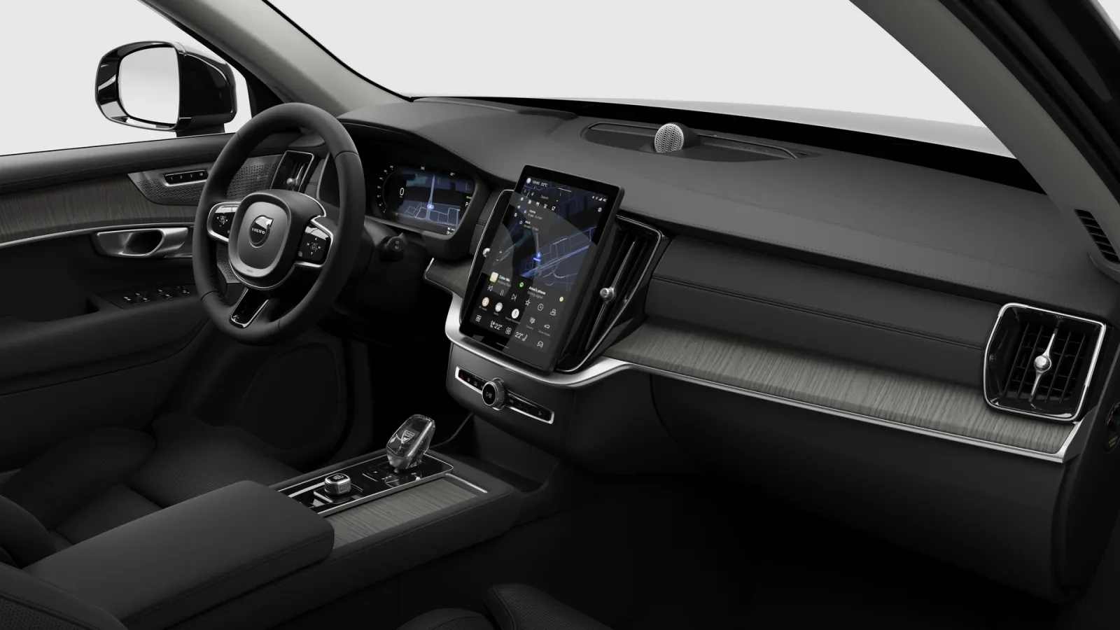 Volvo XC90: painel, revestimento Charcoal